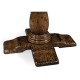 Extending Dark Oak Country Table 60