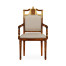 Neo-classical dining chair with gilded swag back (Arm)
