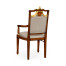 Neo-classical dining chair with gilded swag back (Arm)