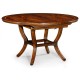 Mahogany Round Extending Dining Table 48