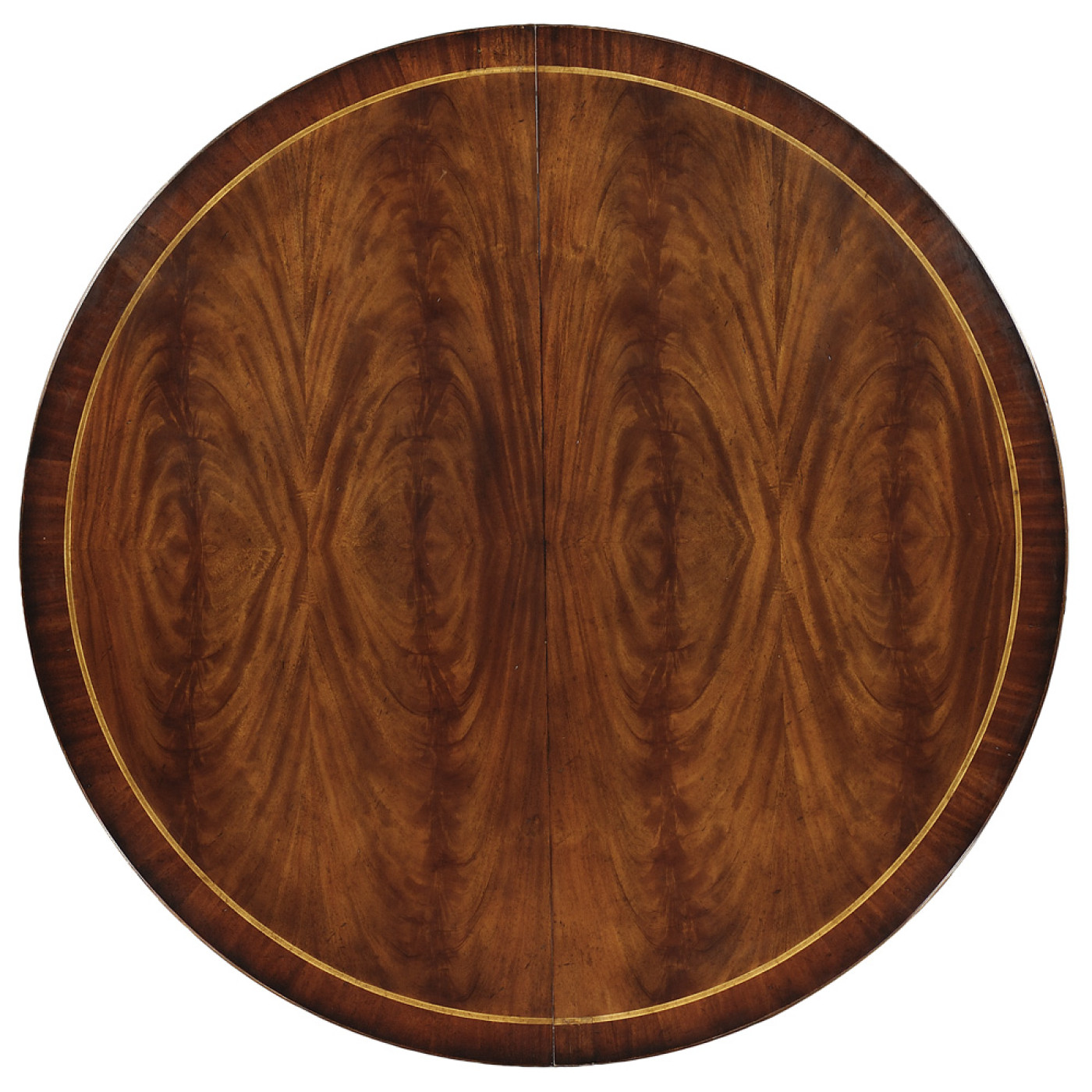 Mahogany Round Extending Dining Table 60