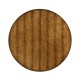 Country Walnut Round Extending Dining Table 48