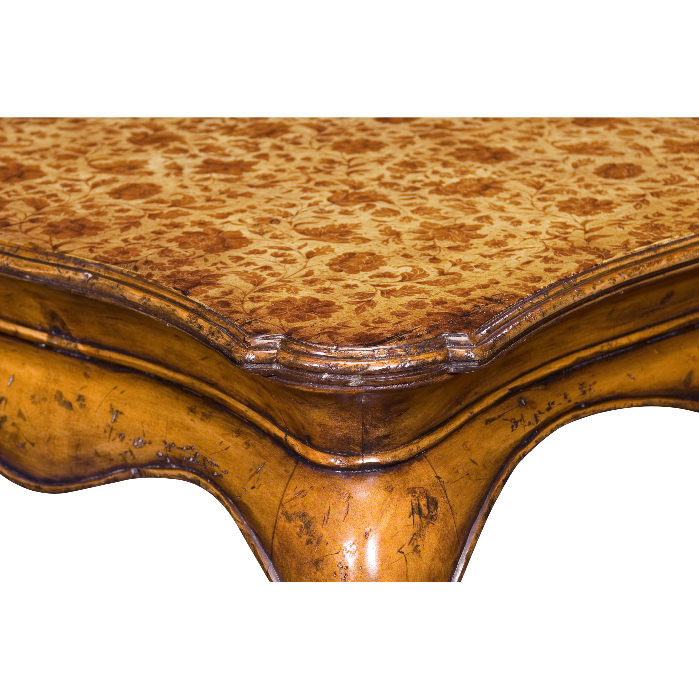 Painted Flower Coffee Table