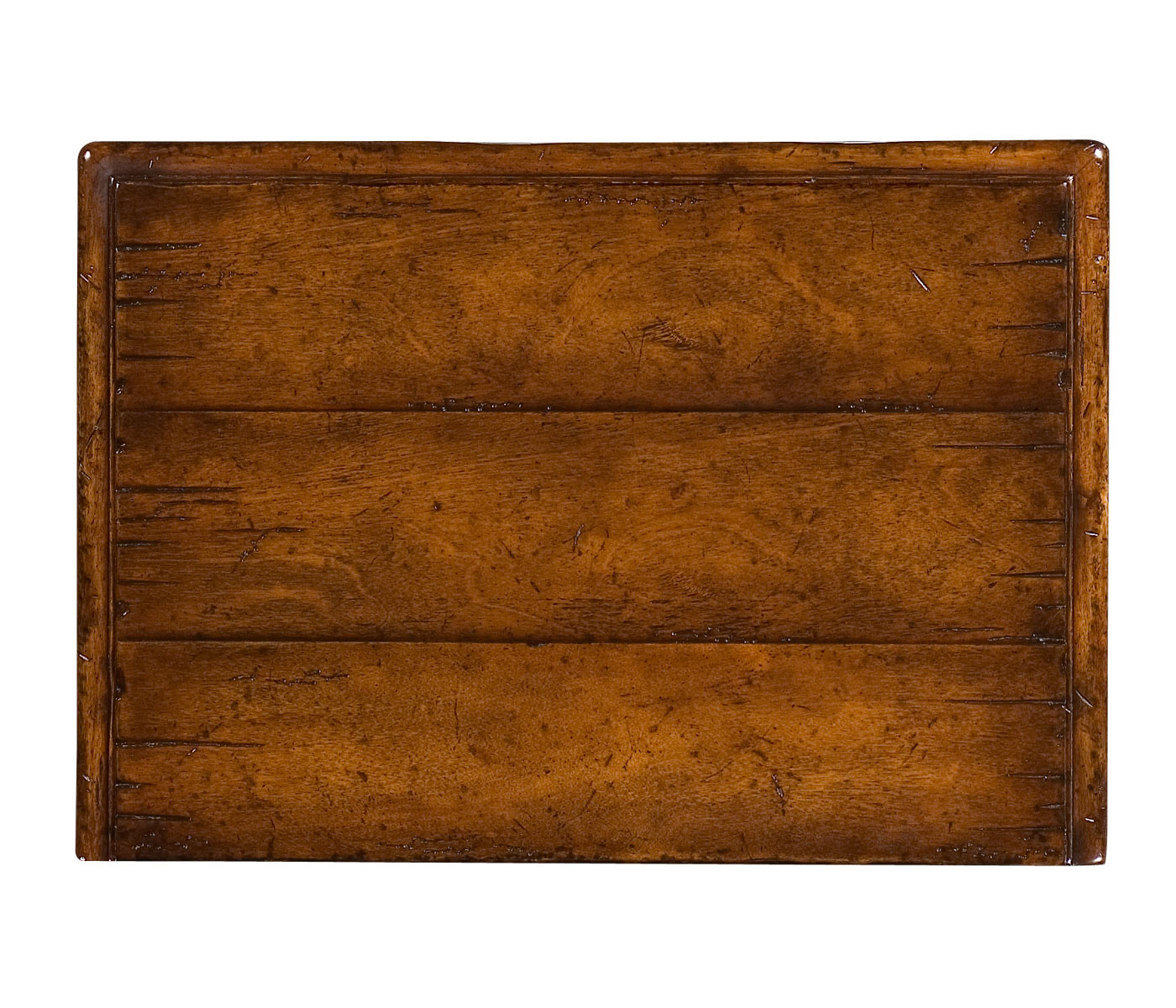 Tudor style walnut chest of four drawers