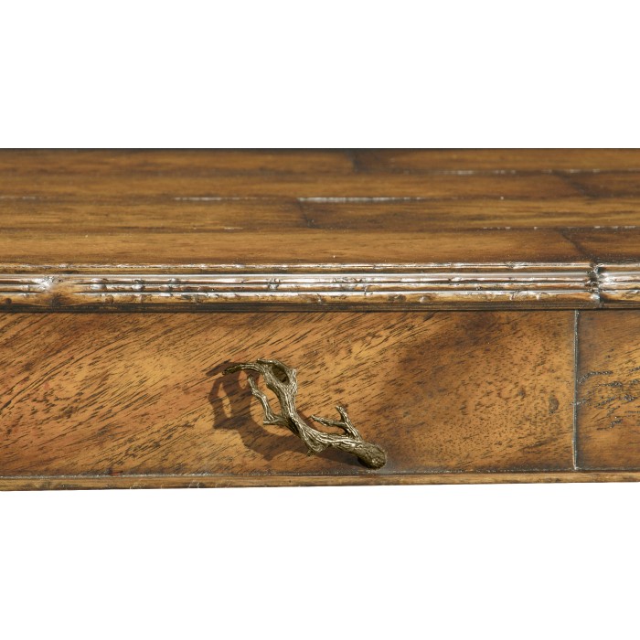 Rustic walnut coffee table