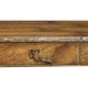 Rustic walnut coffee table