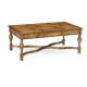 Rustic walnut coffee table