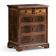 Small Chippendale Gothic Chest of Four Drawers