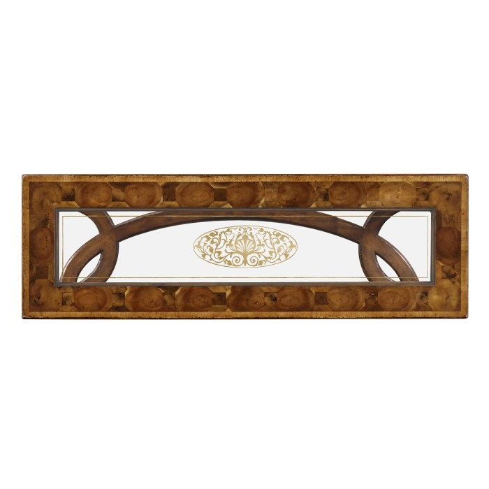 Oyster & églomisé console