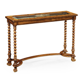 Oyster & églomisé console