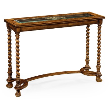 Oyster & églomisé console
