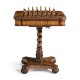 Oyster Veneer Games Table