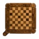 Oyster Veneer Games Table