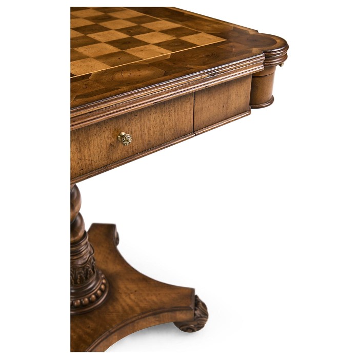 Oyster Veneer Games Table