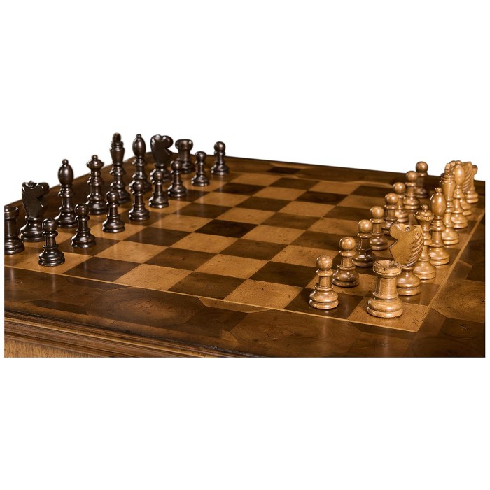 Oyster Veneer Games Table