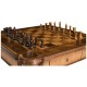 Oyster Veneer Games Table