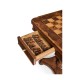 Oyster Veneer Games Table