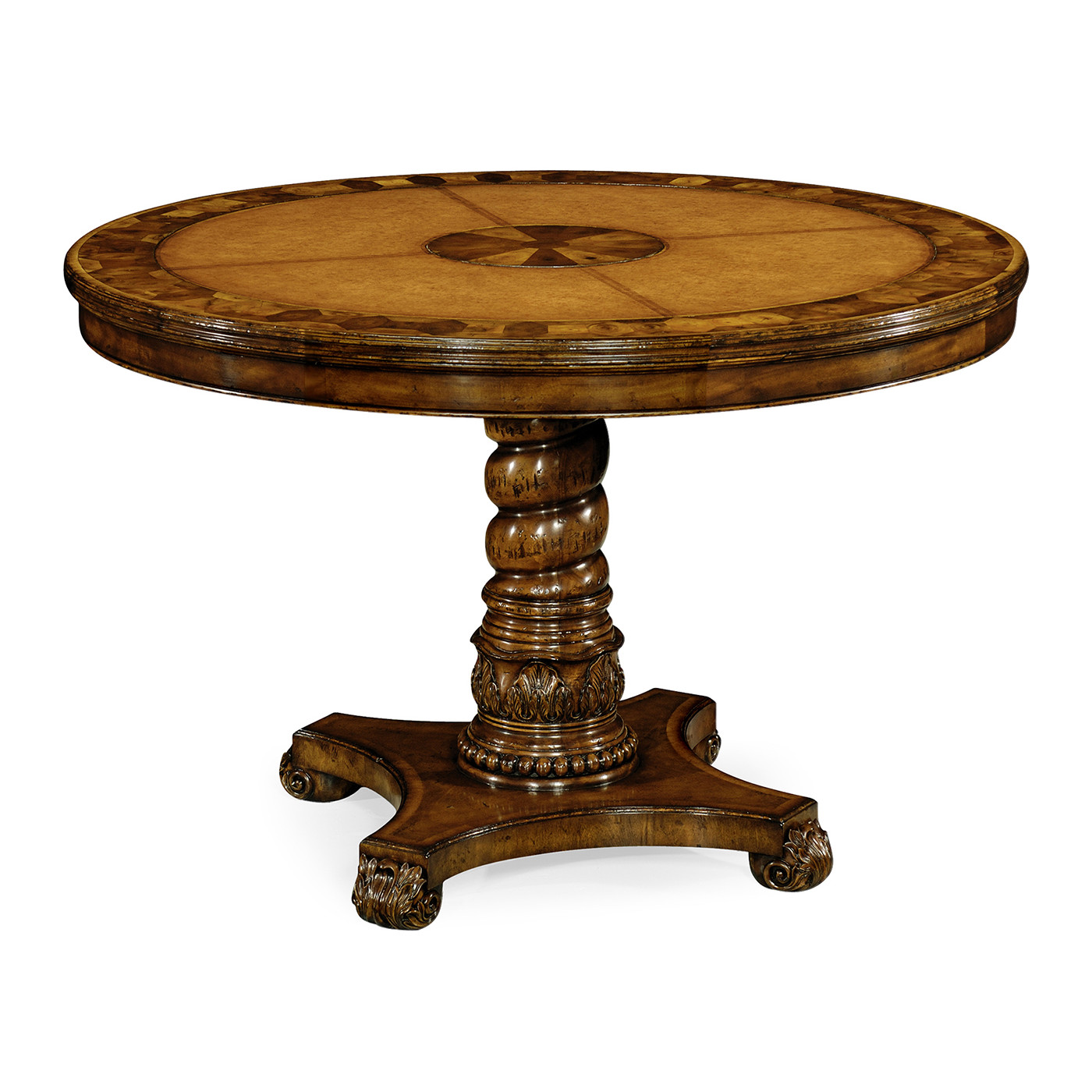 Leather & Oyster Centre Table