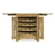 Gothic Natural Oak Wine Cabinet Small