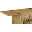 Gothic Natural Oak Wine Cabinet Small