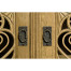 Gothic Natural Oak Wine Cabinet Small