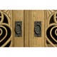 Gothic Natural Oak Wine Cabinet Small
