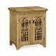 Gothic Natural Oak Wine Cabinet Small