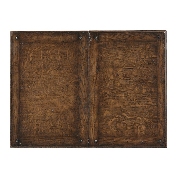 Gothic Dark Oak Wine Cabinet Small