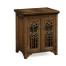 Gothic Dark Oak Wine Cabinet Small