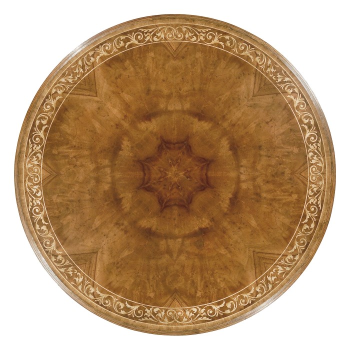 Napoleon III Mahogany Centre Table (Gilded  Base)