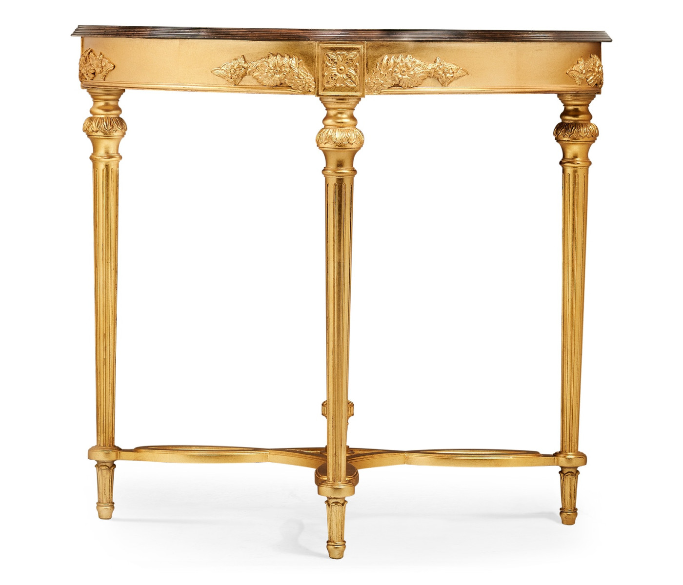 Napoleon III Gilded Demilune Console