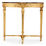Napoleon III Gilded Demilune Console