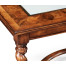 Oyster & plain glass side table