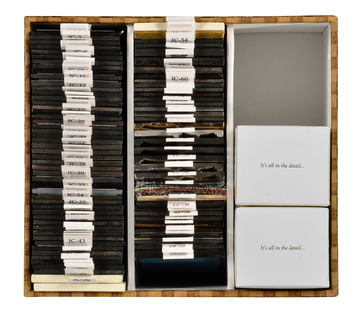 Jc Finish Samples Box (114 Samples)