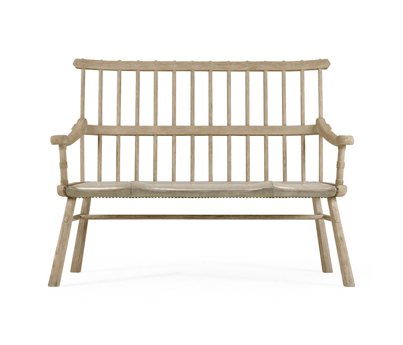 Rustic Style Grey Oak Country Bench