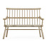 Rustic Style Grey Oak Country Bench