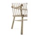Rustic Style Grey Oak Country Bench