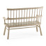 Rustic Style Grey Oak Country Bench