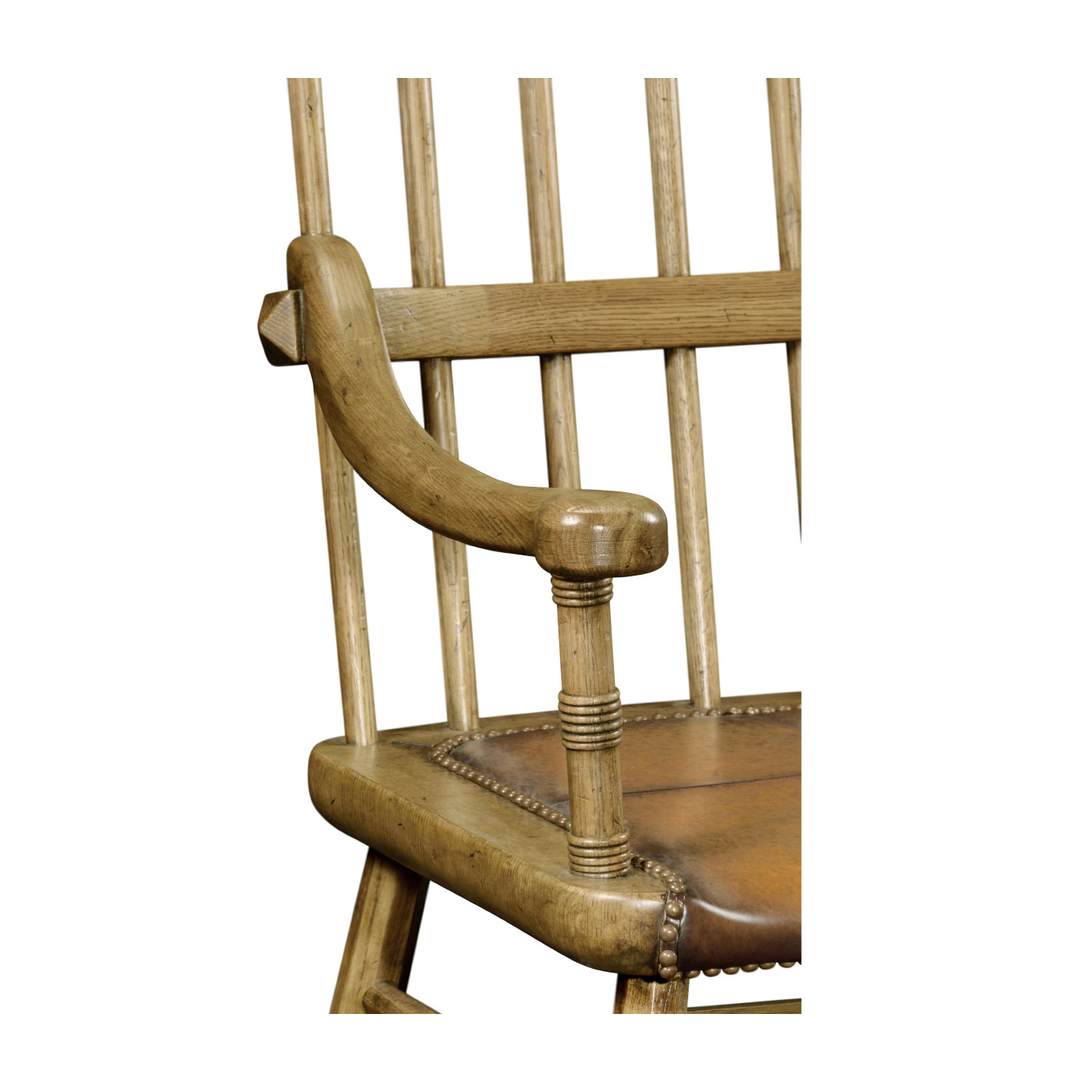 Rustic Style Natural Oak Country Bench