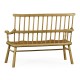 Rustic Style Natural Oak Country Bench
