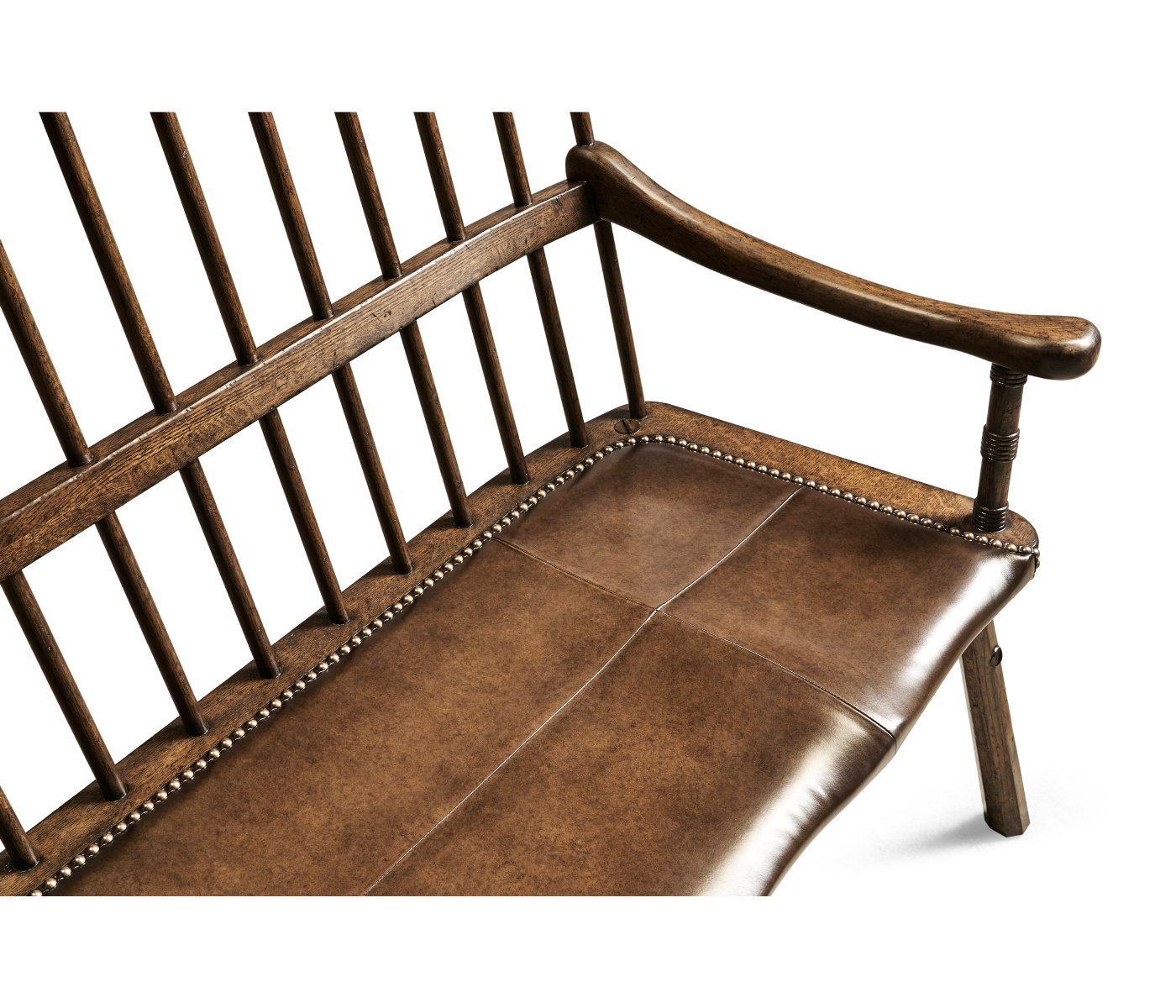 Rustic Style Dark Oak Country Bench