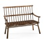 Rustic Style Dark Oak Country Bench