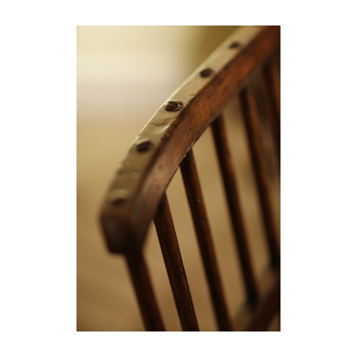 Rustic Style Dark Oak Country Bench