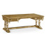 Large Elizabethan Style Natural Oak Desk