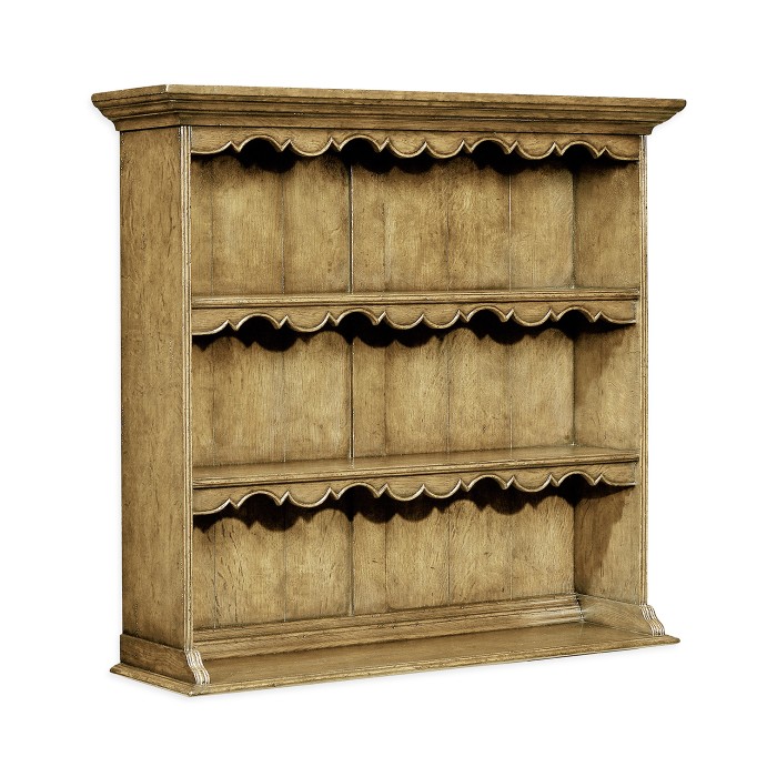 Natural Oak Hanging Shelf Unit without Hooks