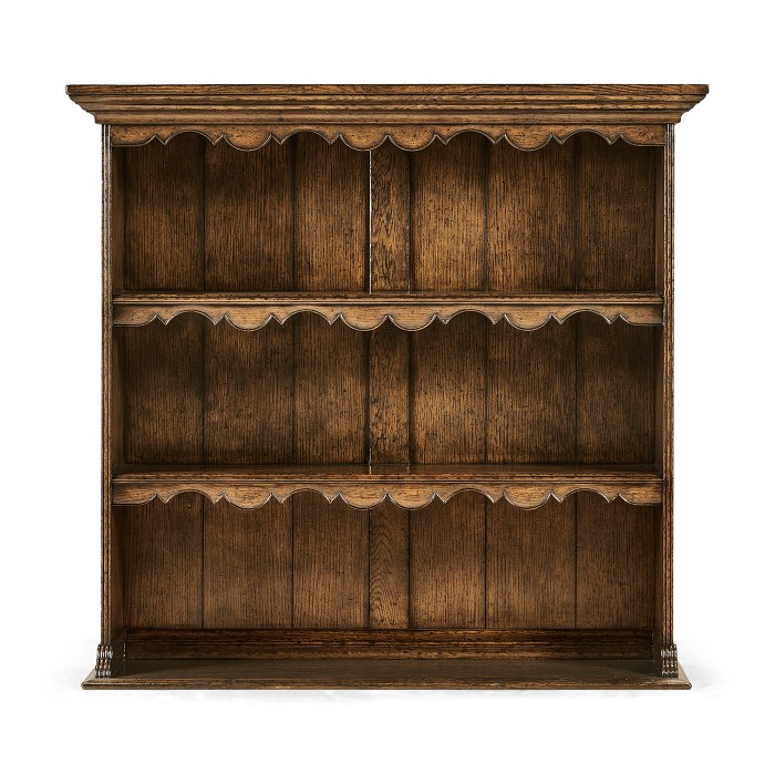 Dark Oak Hanging Shelf Unit without Hooks