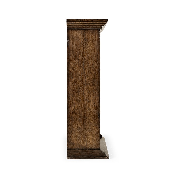 Dark Oak Hanging Shelf Unit without Hooks