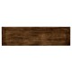 Dark Oak Hanging Shelf Unit without Hooks