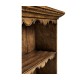 Dark Oak Hanging Shelf Unit without Hooks