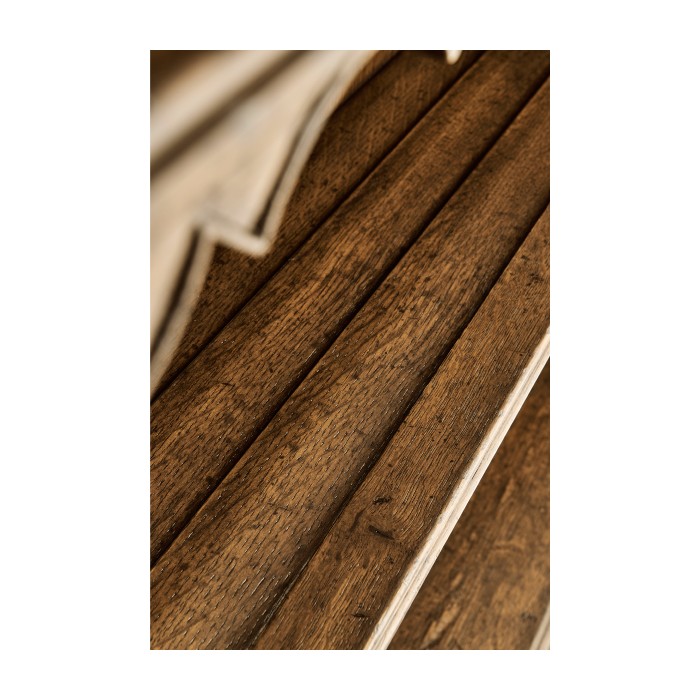Dark Oak Hanging Shelf Unit without Hooks